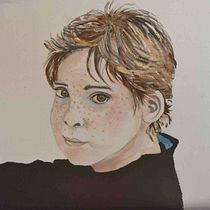 My project in Watercolor Portrait from a Photo course. Watercolor Painting project by Mary Ross-Steer - 01.16.2021