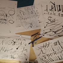 Meu projeto do curso: Caligrafia com tira-linhas. Een project van Kalligrafie van Sofia Baeta Ferreira - 10.01.2021