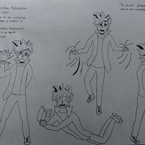 Mi Proyecto del curso: Creación de personajes manga. Traditional illustration project by Pipe Espíndola - 01.07.2021