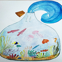 Mi Proyecto del curso: Técnicas de acuarela para ilustraciones de ensueño. Projekt z dziedziny Malowanie akwarelą użytkownika Amanda Guzman - 08.01.2021