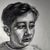 Mi Proyecto del curso: Retrato realista con lápiz de grafito. Pencil Drawing project by Alejandra Padilla Romano - 01.07.2021
