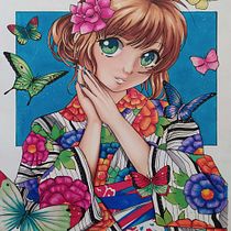 Mi Proyecto del curso: Coloreado con marcadores para dibujo manga. Drawing project by Jose Aguilar - 01.20.2021