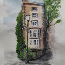 My project in Architectural Sketching with Watercolor and Ink course. Pintura em aquarela projeto de adrijana_lucev - 08.01.2021