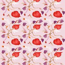 My project in Creating Patterns Using Watercolor course. Pattern Design, and Watercolor Painting project by agata_da - 01.08.2021