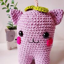 Meu projeto do curso: Amigurumi: criação de personagens com crochê. Arts, and Crafts project by Dani - 12.25.2021