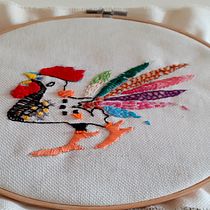 Mi Proyecto del curso: Técnicas de bordado: ilustrando con hilo y aguja. Un projet de Broderie de Rusia Candelario Murillo - 09.01.2021