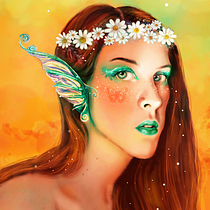 Mi Proyecto del curso: Retratos digitales de fantasía con Photoshop. Drawing project by Carlitos Scolopendra - 01.09.2021