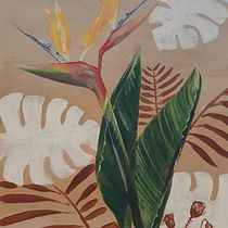 My project in Botanical Painting with Acrylic course. Acr, and lic Painting project by godefroid.mathilde1 - 01.09.2021