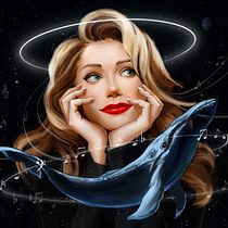 My project in Digital Fantasy Portraits with Photoshop course Tina Karol Fanart.  project by dodesign100 - 01.09.2021