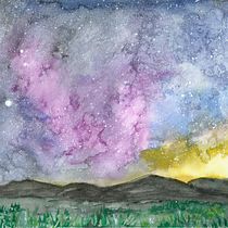 Meu projeto do curso: Técnicas modernas de aquarela. Watercolor Painting project by ceciliarokembach - 01.13.2021