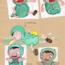 Mi Proyecto del curso: Ilustración artística: dibuja tu imaginario. Children's Illustration, and Sketching project by luciana felipe - 01.10.2021