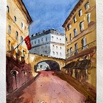 My project in Architectural Illustration with Watercolor course. Un projet de Aquarelle de matt_a - 10.01.2021