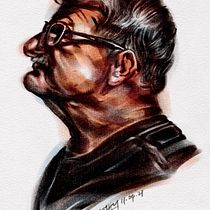 My project in Artistic Portrait with Watercolors course. Portrait Drawing, Fine Arts, Painting, and Watercolor Painting project by Timothy Wong - 01.06.2021