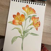 Mi Proyecto del curso: Acuarela botánica: ilustra la anatomía de las flores. Botanical Illustration, and Watercolor Painting project by Victoria Carvajal Videla - 01.23.2021