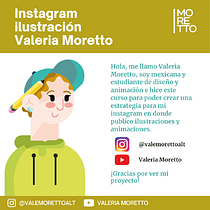 Instagram ilustración - Valeria Moretto. Br, ing, Identit, Traditional illustration, Instagram, Marketing, Digital Marketing & Instagram Marketing project by Valeria Moretto Altamirano - 01.11.2021