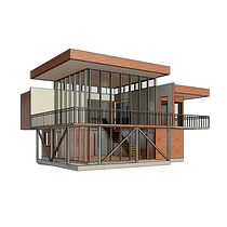 Mi Proyecto del curso: Diseño y modelado arquitectónico 3D con Revit. Un projet de 3D de Freddy Enrique Ordóñez Parra - 12.01.2021