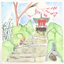 My project in Watercolor Illustration with Japanese Influence course. Un projet de Aquarelle de Alessia Catalani - 11.01.2021