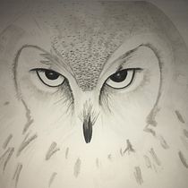 Una mirada. Ilustração com tinta projeto de miri_sanchez - 11.01.2021