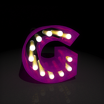 Lettering 3D: modelado y texturizado con Cinema 4D. Animação 3D projeto de giomar añez bermudez - 03.02.2021