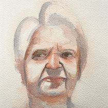 Mi Proyecto del curso: Retrato artístico en acuarela. Watercolor Painting project by Carolina Arango Hurtado - 01.11.2021