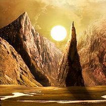 Meu projeto do curso: Matte Painting: criando mundo fotorrealistas. Matte Painting project by Heder Loose - 01.28.2021