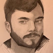 Meu projeto do curso: Retrato realista com lápis grafite. Portrait Drawing project by cwalba - 01.19.2021
