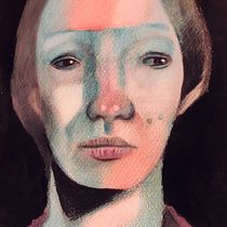 Volto femminile - progetto in Chiaroscuro Creative Portrait with Pencils course. Desenho a lápis, e Desenho de retrato projeto de Luca Antinori - 12.01.2021