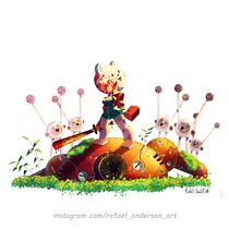 Meu projeto do curso: Pintura digital de personagens: ilustre com luz e cor. Concept Art, Desenho digital, Design de personagens, Ilustração tradicional e Ilustração digital projeto de Rafael Bezerra - 26.01.2021
