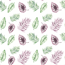 My project in Botanical Watercolor for Patterns course. Un progetto di Illustrazione botanica, Pattern design e Pittura ad acquerello di Laura Pronestì - 12.01.2021