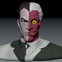 Mi Proyecto del curso: Modelado de personajes en 3D - Doble Cara Ein Projekt aus dem Bereich 3-D-Animation und 3-D-Modellierung von Sebastian Niño - 12.01.2021
