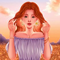 My project in Female Character Portraits in Procreate course. Projekt z dziedziny R, sunek c, frow, Ilustracja c, frowa, Malarstwo c i frowe użytkownika Allyson Celadeña - 13.01.2021