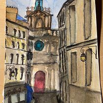 My project in Architectural Sketching with Watercolor and Ink course. Arquitetura, e Esboçado projeto de valley_bamboo - 13.01.2021