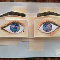 "Él alumbra mis ojos" Mi Proyecto del curso: Técnicas modernas de acuarela. Collage, Traditional illustration, and Watercolor Painting project by Angélica Jaime - 01.13.2021