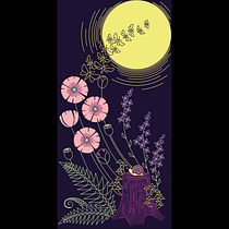 My project in Expressive Line Work in Illustration course - Night Garden. Un projet de Dessin numérique et Illustration numérique de lena.pugacheva - 13.01.2021