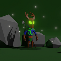 Mi Proyecto del curso: Modelado de personajes low poly para videojuegos  Ein Projekt aus dem Bereich 3-D-Design, Design von Figuren, Design von 3-D-Figuren und 3-D-Modellierung von d.e.gonzalez.s96 - 14.01.2021