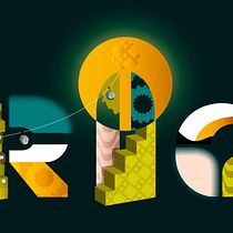 RIO - My project in Illustrated Digital Lettering course. Een project van T y pografisch ontwerp van Isabelle Isabelle - 14.01.2021