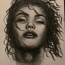 My project in Artistic Charcoal Portraiture: Creating Atmosphere course. Desenho de retrato projeto de John Stockwell - 14.01.2021