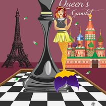 Gambito de Dama. Traditional illustration project by Agustin Mendoza - 01.14.2021