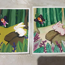 Meu projeto do curso: Técnicas de ilustração com aquarela e guache. Marketing project by Lais Sato - 01.19.2021