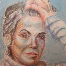  Mi Proyecto del curso: Retrato artístico en acuarela. Watercolor Painting project by abenitezguedes - 01.14.2021