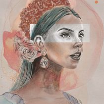 My project in Illustrated Portraits with Procreate course. Ilustração tradicional, Ilustração vetorial, Ilustração digital, e Desenho de retrato projeto de Wanjan Mantayawan - 14.01.2021