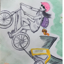 Mi Proyecto del curso: Técnicas de ilustración para desbloquear tu creatividad. Traditional illustration project by Karina Bautista - 02.26.2021