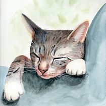 Mi Proyecto del curso: Técnicas experimentales de acuarela para principiantes . Artistic Drawing, Naturalistic Illustration, and Watercolor Painting project by Dacil Velázquez - 01.14.2021