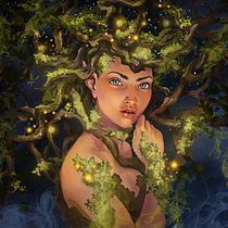 My project in Digital Fantasy Portraits with Photoshop course. Digital Painting project by nikiart_v - 01.29.2021
