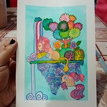 Mi Proyecto del curso: Técnicas de ilustración con acuarela y gouache. Traditional illustration project by Cristian Flores - 01.18.2021