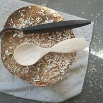 My project in Wooden Spoon Carving course. Marcenaria projeto de ebrusapoglu - 25.01.2021