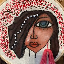 Mi Proyecto del curso: Técnicas básicas de bordado y acuarela. Embroider project by Mariam Gamel - 01.15.2021