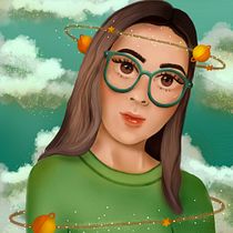 Mi Proyecto del curso: Retratos digitales de fantasía con Photoshop. 3D Design, and Traditional illustration project by Vania Franco - 01.10.2021