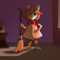 Meu projeto do curso: Princípios de iluminação para pintura digital. Lighting Design, Character Design, Traditional illustration, and Digital Painting project by Milena Buzzinaro - 01.16.2021