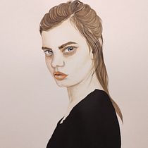 Mi Proyecto del curso: Retrato en acuarela a partir de una fotografía. Watercolor Painting project by Carolina Llanos Araya - 01.16.2021